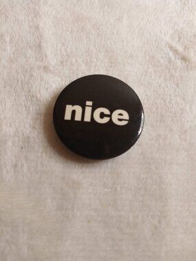 NICE button pin